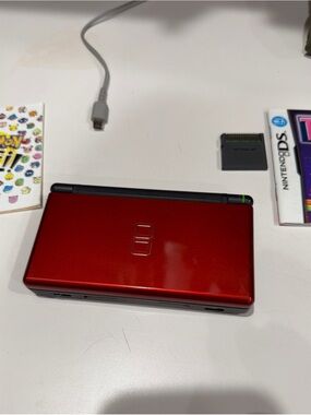 Nintendo Red DS Lite Portable Gaming Console